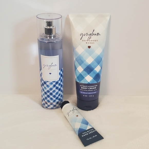 Bath & Body Works Bath & Body Bath Body Works Gingham Body Cream Fine Fragrance Mist Shea